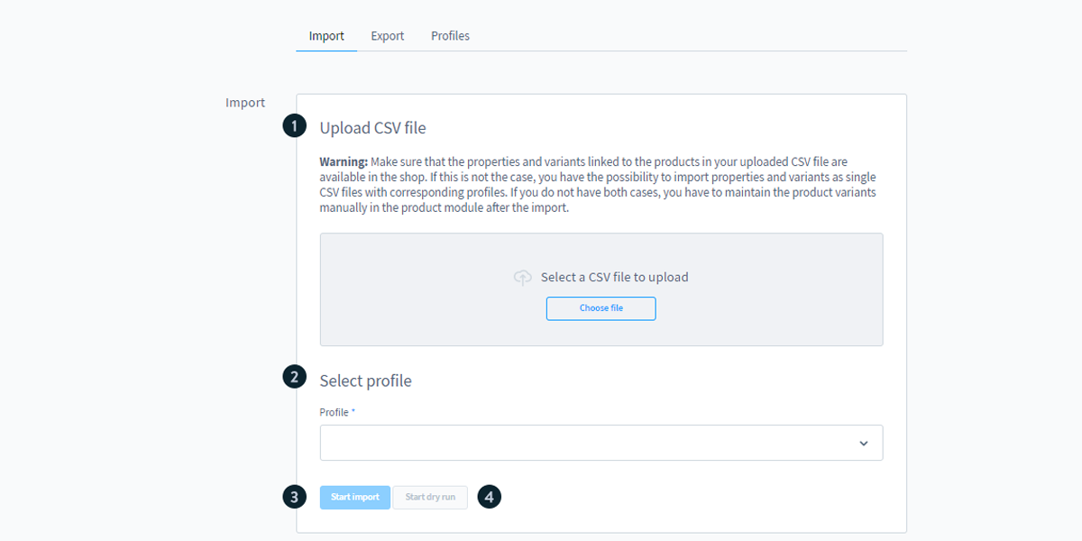 Data Import and Export image
