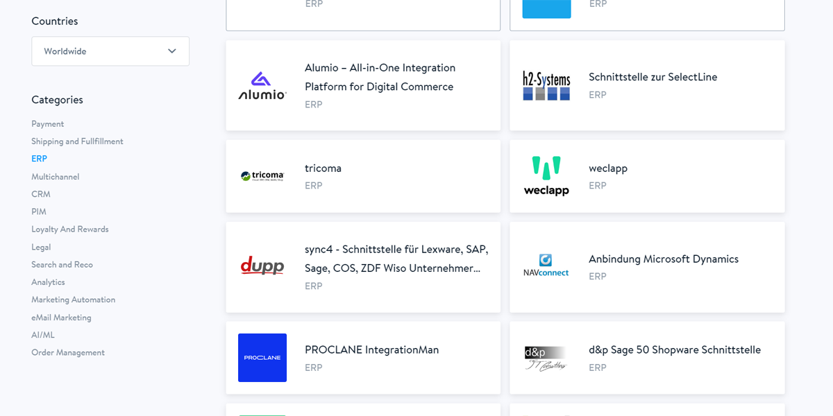 Integration with third parties image
